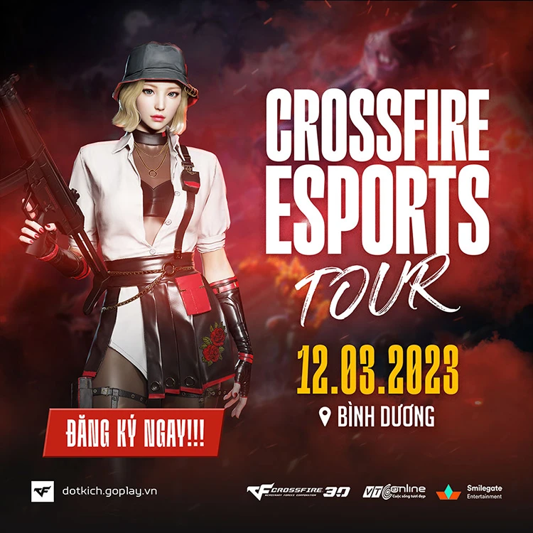 Bình Dương sẽ là điểm đến tiếp theo của CrossFire eSports Tour