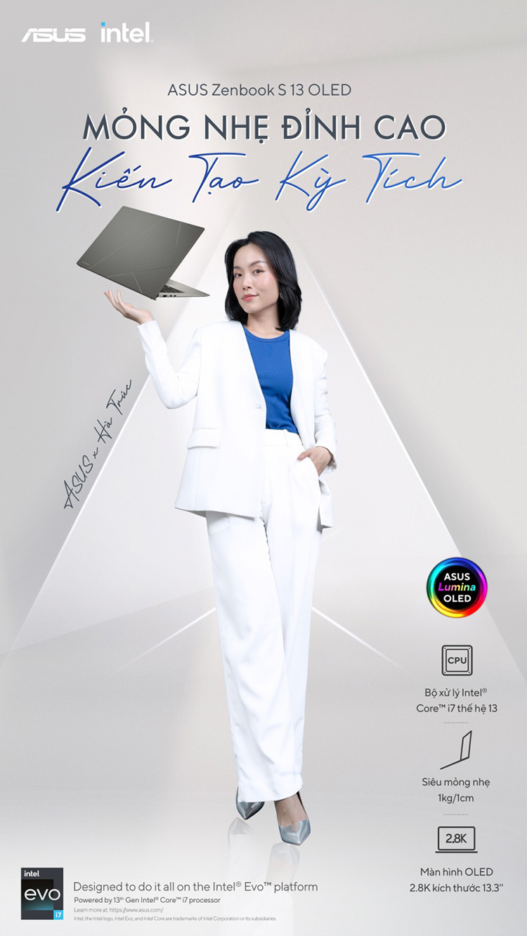 ASUS mở bán laptop Zenbook S 13 OLED tại Việt Nam