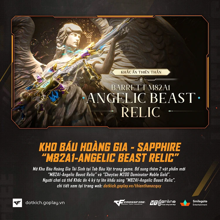 Kho Báu Hoàng Gia Barrett M82A1 Angelic Beast Relic