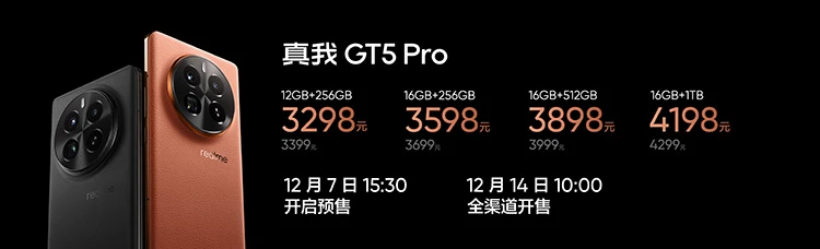Giá bán realme GT5 Pro