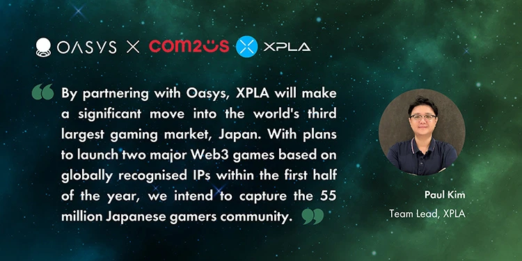 Com2uS xác nhận phát triển game trên chuỗi khối Oasys