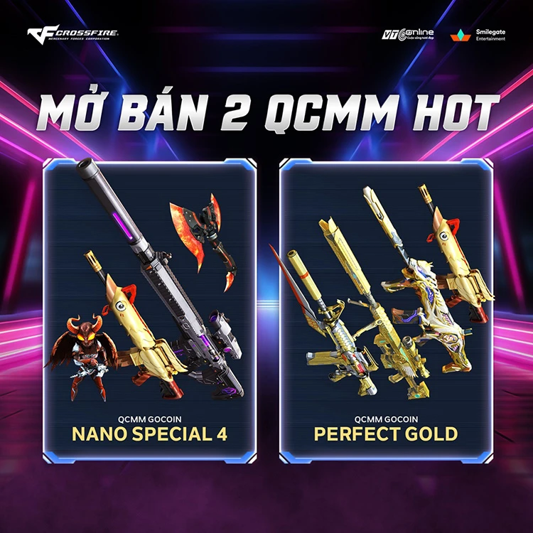 Mở bán QCMM GoCoin Nano Special 4 và QCMM GoCoin Perfect Gold