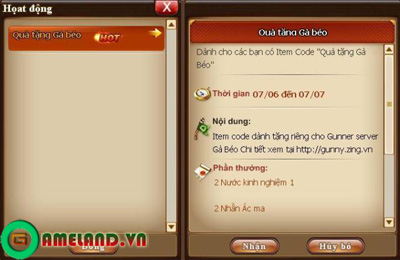 Xứ sở Game Online tặng Giftcode tân thủ Gunny Online - Ảnh 4