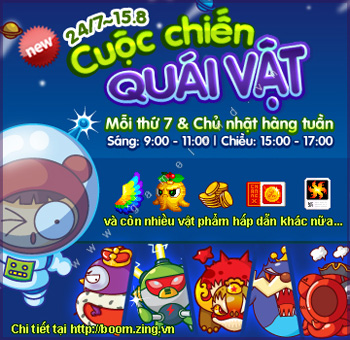 Boom Online ra mắt sự kiện “Cuộc chiến Quái Vật” - Ảnh 2