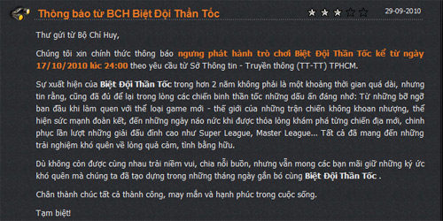 Biệt Đội Thần Tốc: Thêm một tựa game nữa bị “bức tử” - Ảnh 2