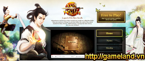 Age of Wulin ra mắt mini site với 3 ngôn ngữ khác nhau - Ảnh 2