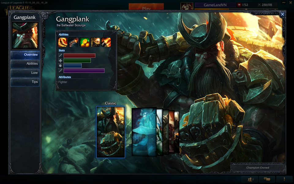 lam lai gangplank