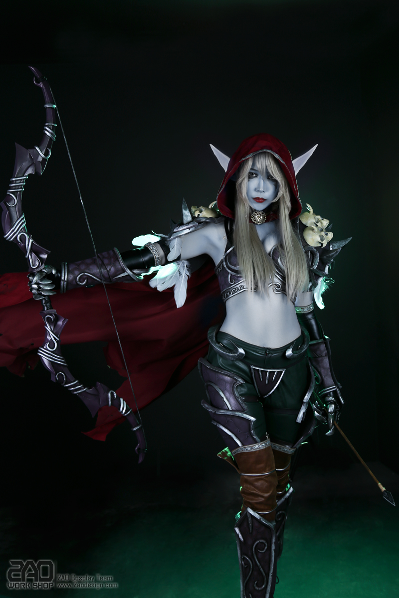 Chảy máu mũi với cosplay Sylvanas của 2AO