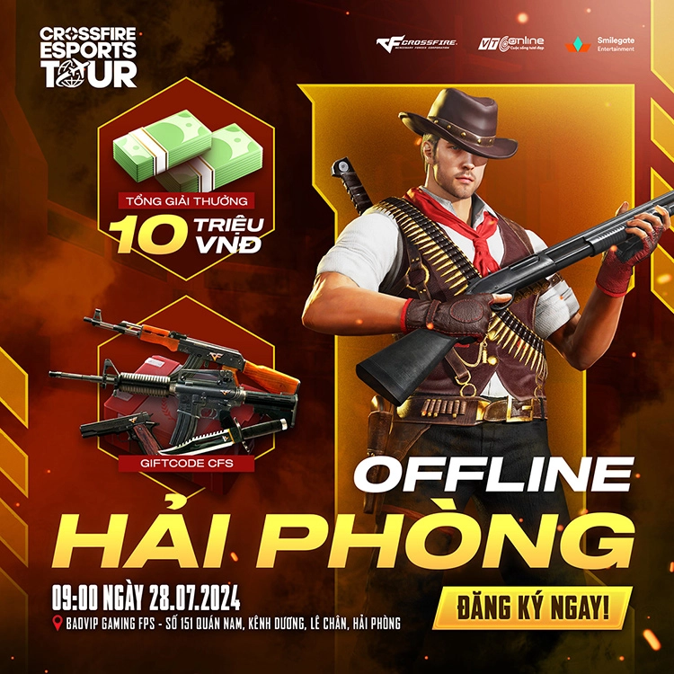 Crossfire eSports Tour 2024 đến Hải Phòng cuối tuần này