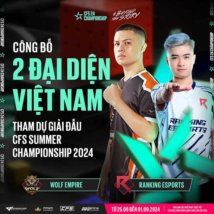 Wolf Empire và Ranking Esports tham dự CFS Summer Championship 2024