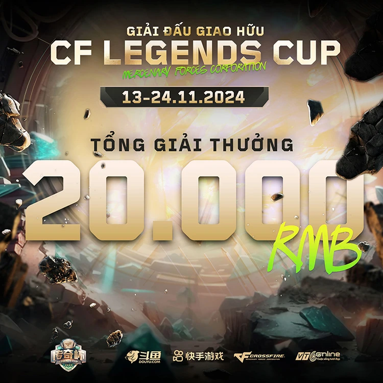 CF Legends Cup có tổng giải thưởng khoảng 70 triệu đồng