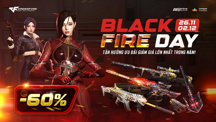 Đột Kích đón chào Black Fire Day với đợt giảm giá 60%