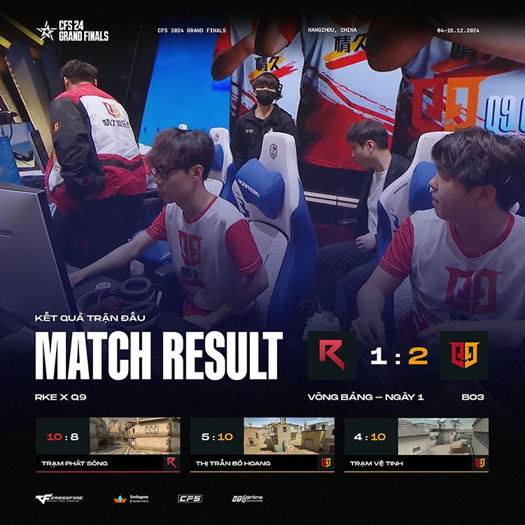 Ranking Esports vs Q9 Club