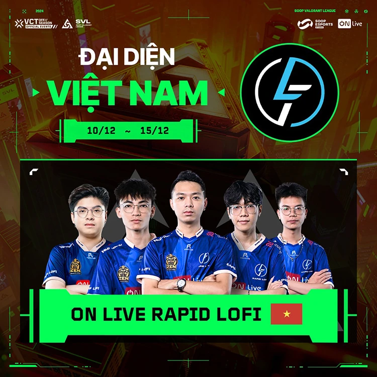 Rapid Lofi tham dự giải đấu SOOP Valorant League 2024