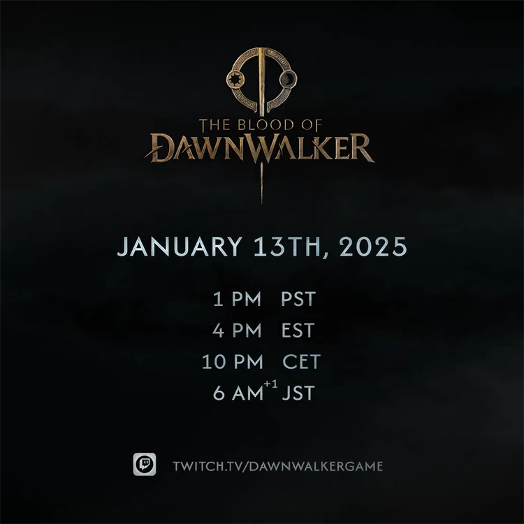 The Blood of Dawnwalker sẽ được công bố vào ngày 14/01