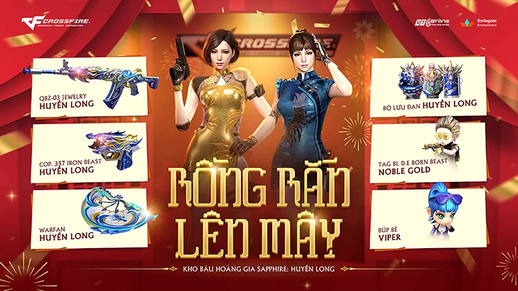 Kho Báu Hoàng Gia Sapphire Rồng Rắn Lên Mây