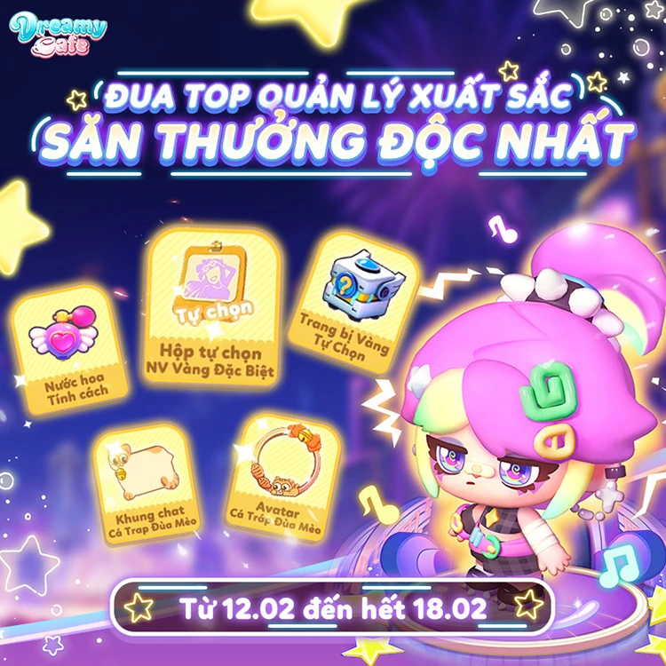 Dreamy Cafe phát động tuần lễ đua doanh số