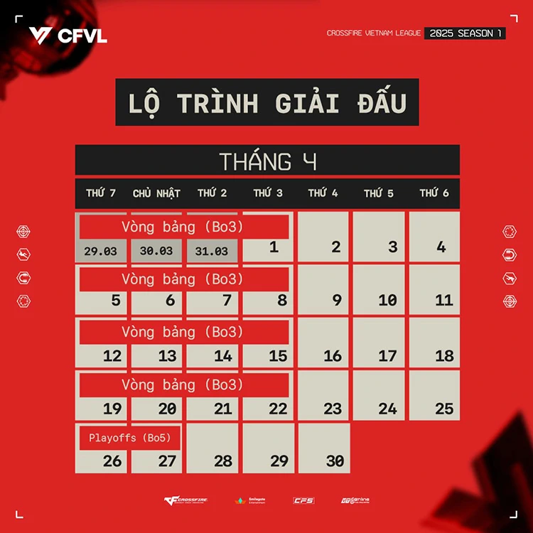 CFVL 2025 Season 1: Cuộc đua mới với thể thức Bo3