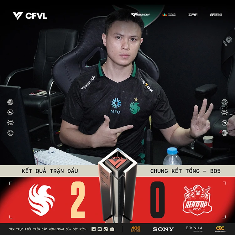 Ván 2: Team Falcons tiếp tục gieo sầu cho Nexttop