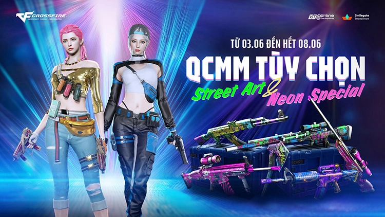 Đột Kích ra mắt QCMM tùy chọn Street Art và Neon Special
