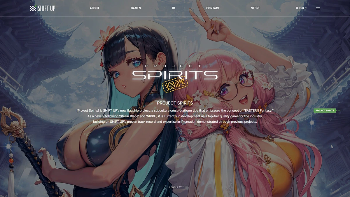 Shift Up hé lộ dự án game mới Project Spirits