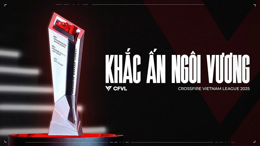 Đội vô địch CFVL sẽ khắc tên lên cúp vô địch