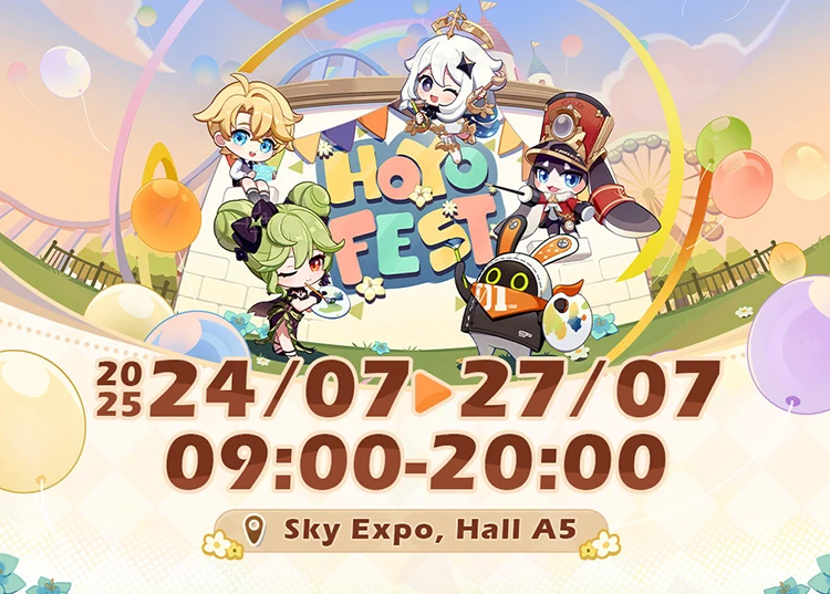 HoYo FEST 2025 chính thức khai mạc tại TP.HCM
