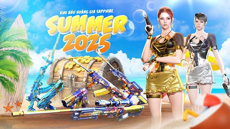Đột Kích ra mắt Kho Báu Hoàng Gia Sapphire Beach Party