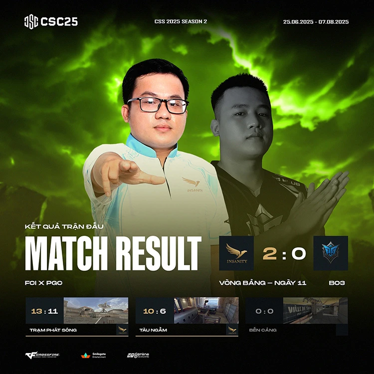 PG Esports gây bất ngờ tại lượt về CSC 2025 Mùa 2