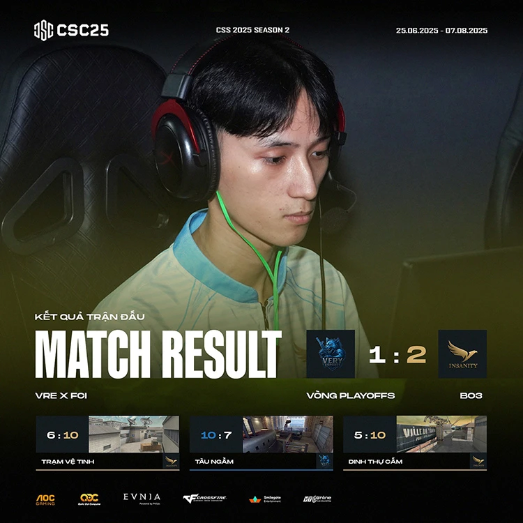 Playoffs CSC 2025 Mùa 2 chứng kiến những cú sốc lớn