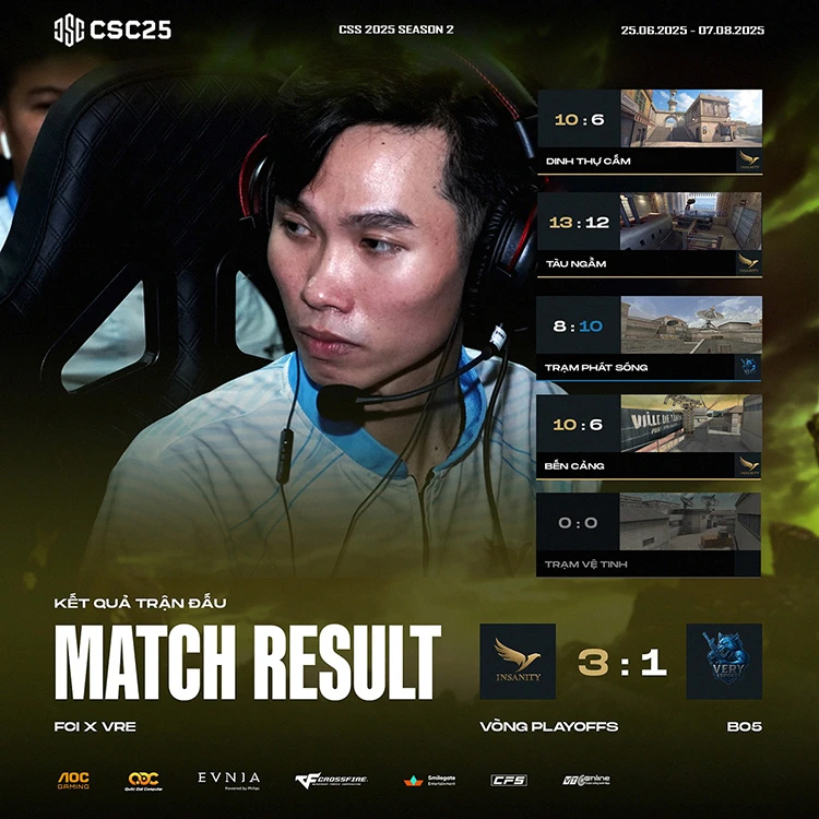 FAL Insanity vô địch CSC 2025 Mùa 2