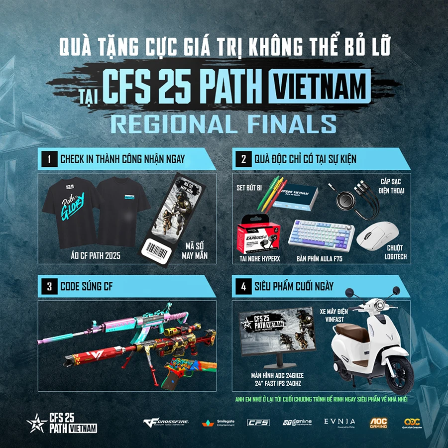 CFS 25 PATH Vietnam: Regional Finals chính thức khởi tranh