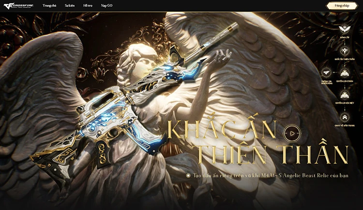 Khắc Ấn Thiên Thần trở lại với M4A1-S-Angelic Beast-Relic