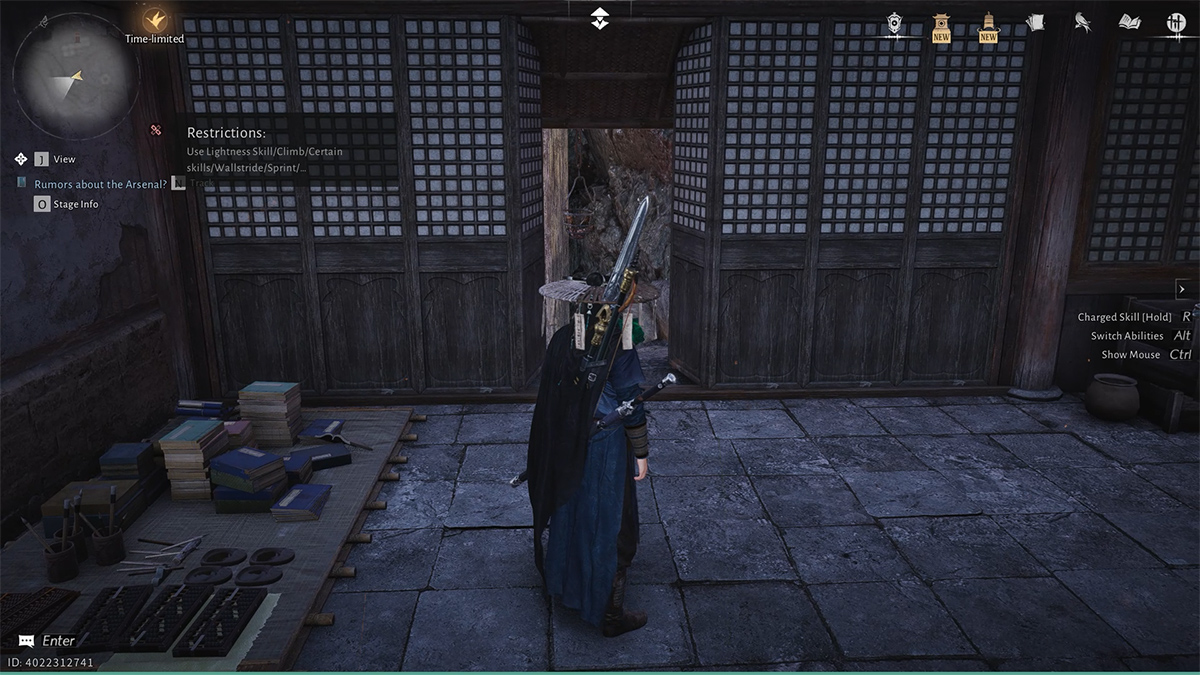 Quét sạch trại lính ở Dreamfall Cliff, sau đó đi theo đường hầm sang Martial Temple