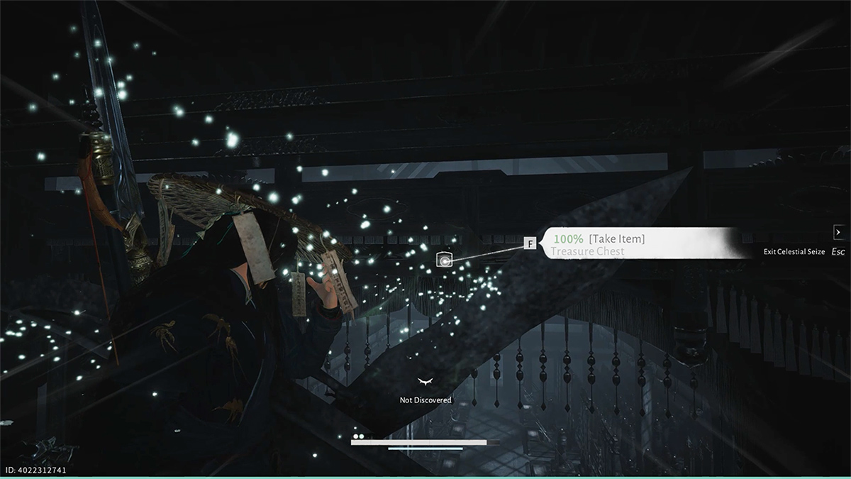 Lấy Soaring Spin được giấu trên xà nhà bằng Celestial Seize.