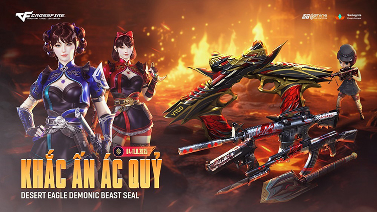 Kho Báu Hoàng Gia Sapphire Desert Eagle Demonic Beast Seal