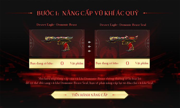 Khắc Ấn Ác Quỷ Desert Eagle Demonic Beast Seal