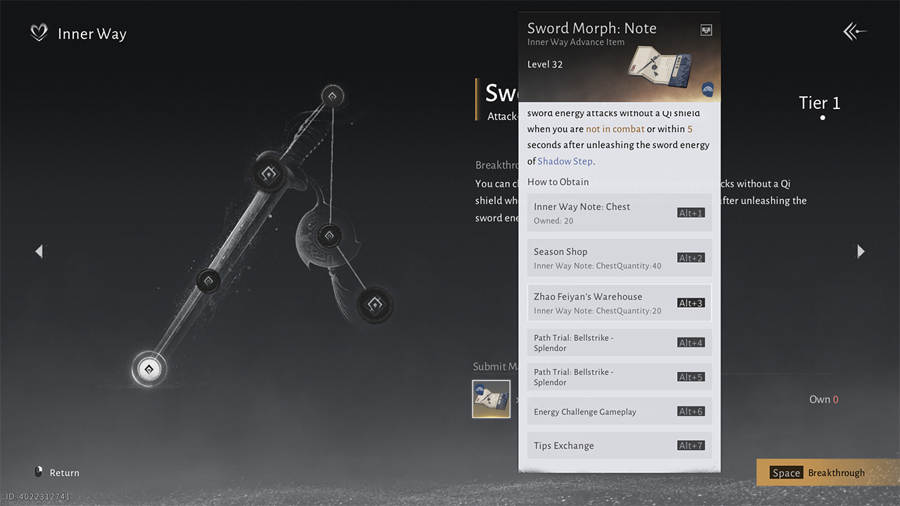 Nâng cấp Inner Way