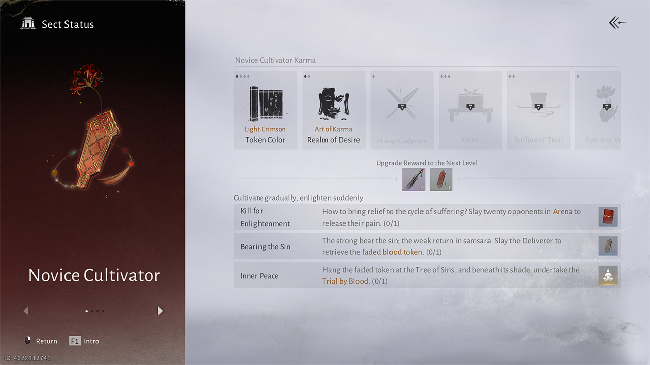 Cách tăng địa vị từ Novice Cultivator lên Truth Walker
