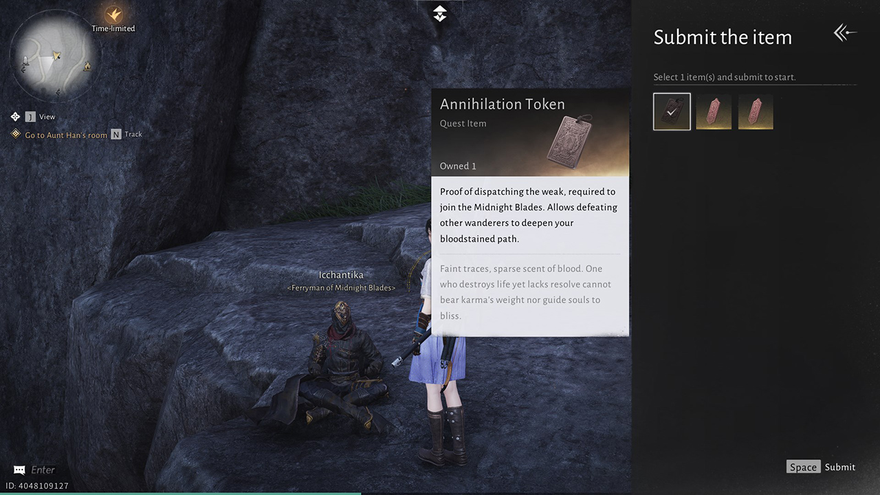 Quay trở lại Halo Peak gặp Icchantika, giao Annihilation Token