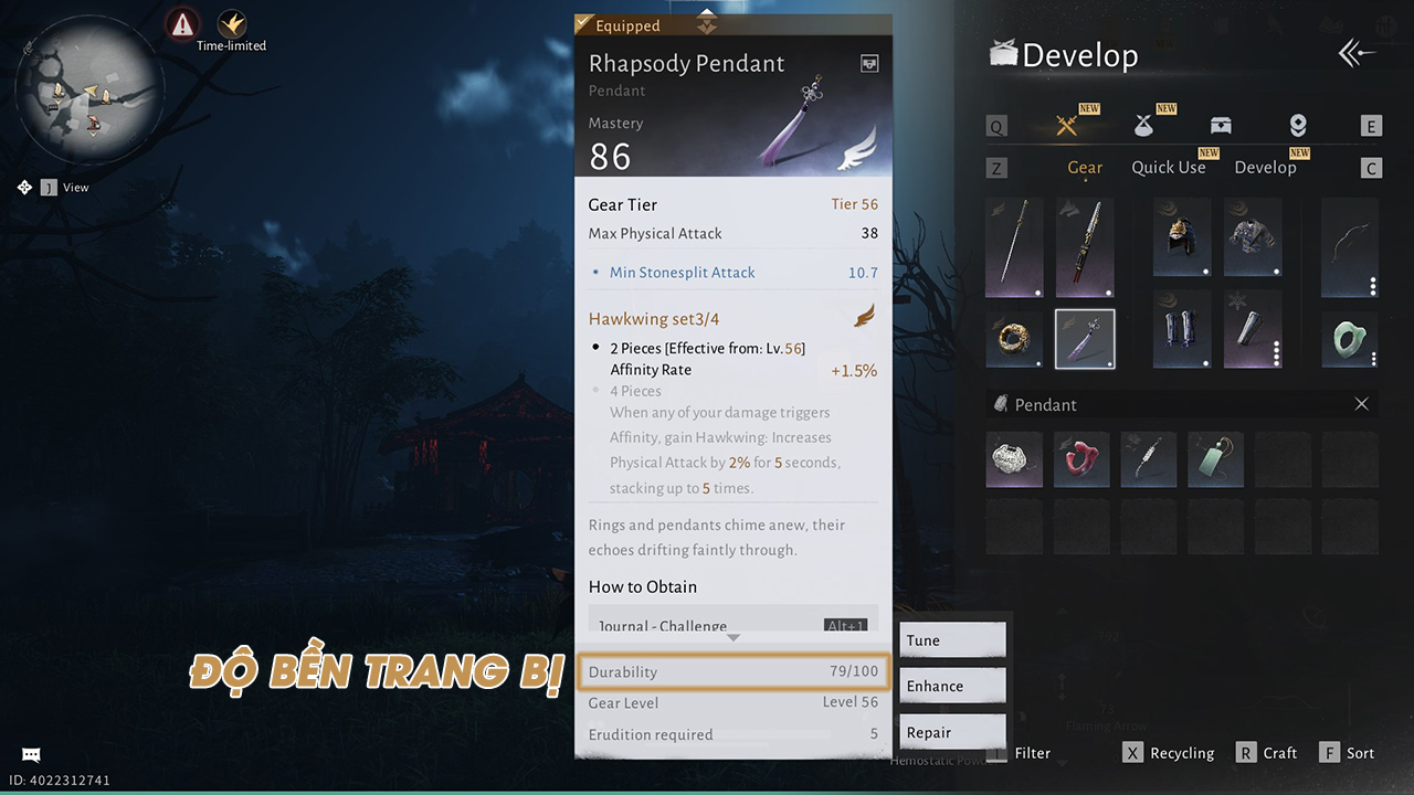 Độ bền của trang bị