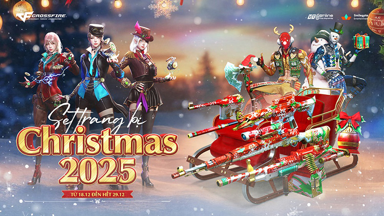 CrossFire ra mắt Kho Báu Hoàng Gia Sapphire Christmas 2025