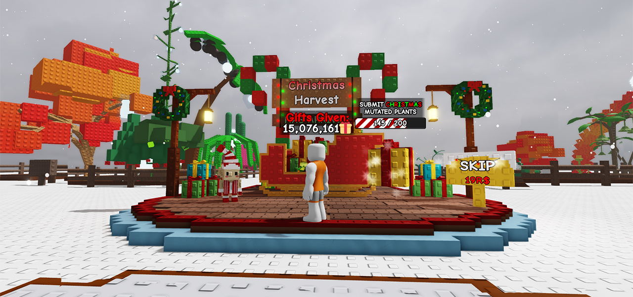 Grow a Garden: Hướng dẫn Christmas Harvest Event