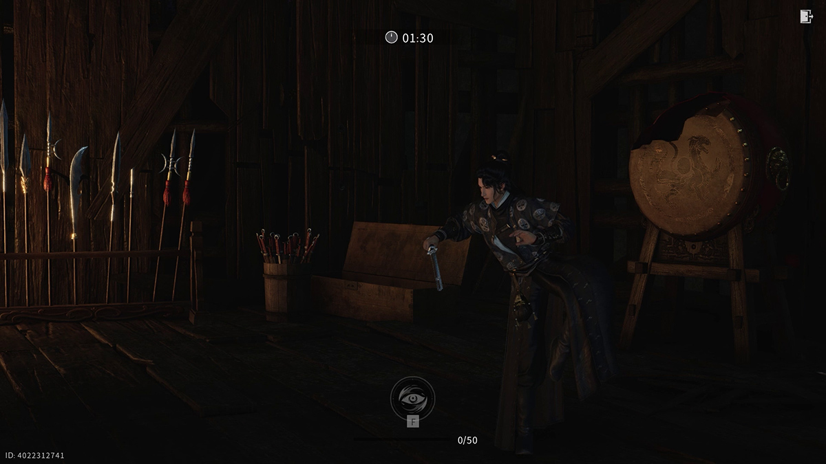 Đi lên tầng trên sẽ thấy vị trí học lỏm Strategic Sword