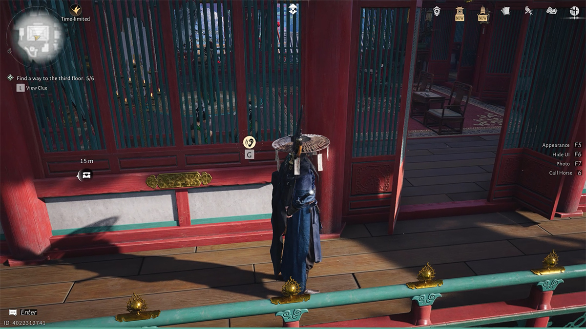 Manh mối thứ sáu có thể nhận được khi nghe lén hai đệ tử Túy Hoa Âm nói ở tầng hai