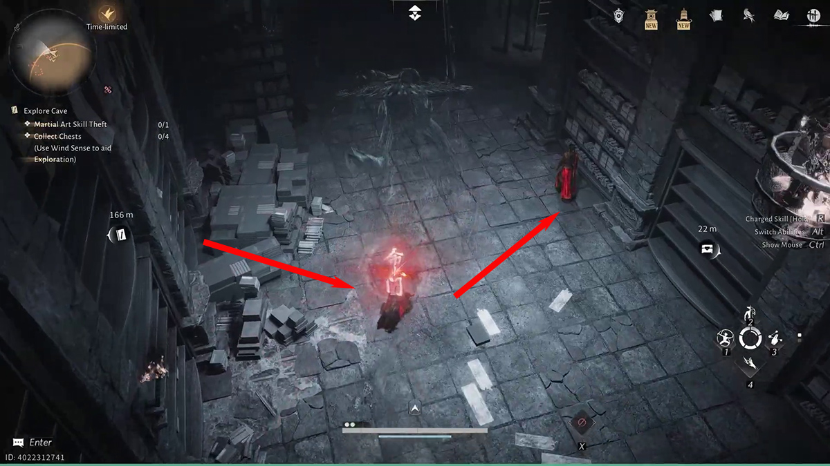 hạ gục hai tên lính khi chúng quay lưng vào nhau