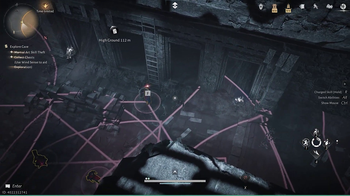 Dùng Celestial Seize để mở rương