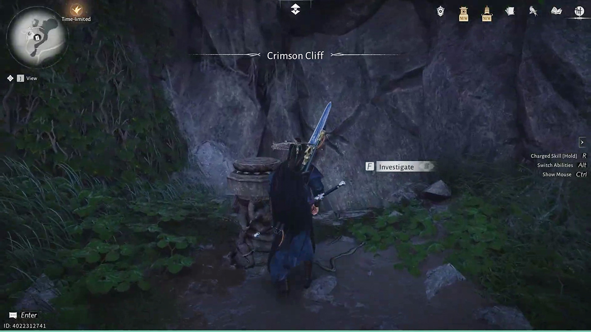 Sử dụng Dragon Key tương tác với Loong Dragon Pillar