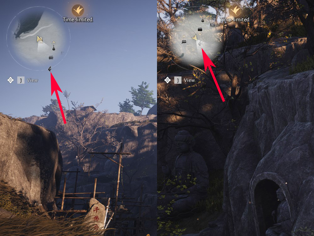 Oddity sẽ hiển thị trên bản đồ nhỏ với hình con bướm