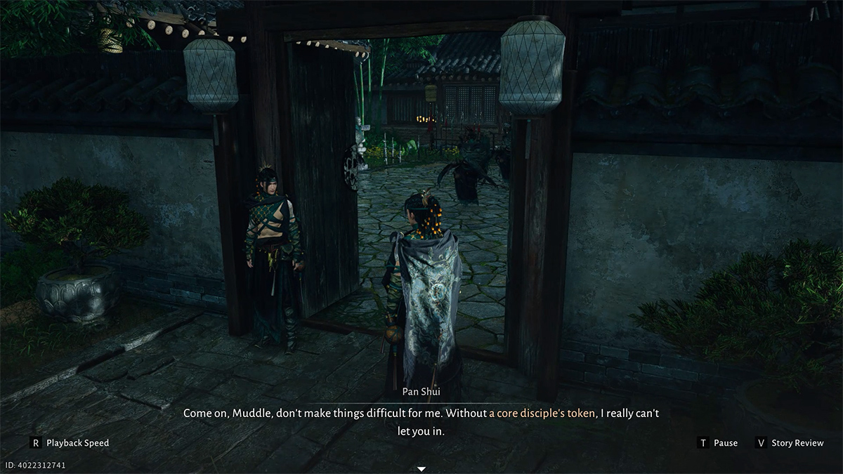 Tiến vào sân tập võ bên trong võ đường